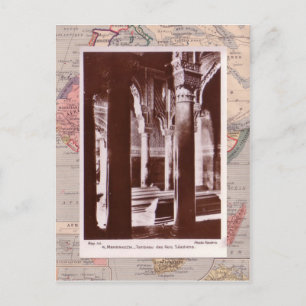 Moeocco, Marrakesj, middeleeuwse tomaten Briefkaart