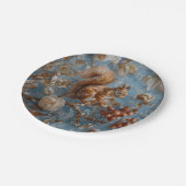 moer-ronde papieren Borden Bordje (Gekanteld)