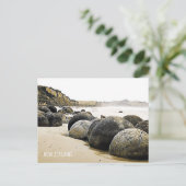 Moeraki Boulders Nieuw-Zeeland Briefkaart (Staand voorkant)