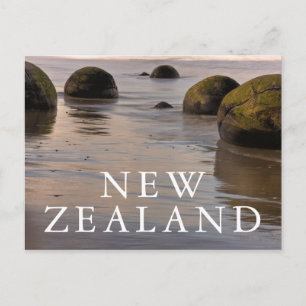 Moeraki Boulders op het strand Briefkaart