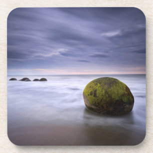 Moeraki Boulders Sunrise Seascape Bier Onderzetter