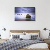 Moeraki Boulders Sunrise Seascape Canvas Afdruk (Insitu (Slaapkamer))