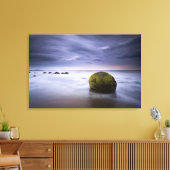 Moeraki Boulders Sunrise Seascape Canvas Afdruk (Insitu (Woonkamer))