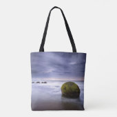 Moeraki Boulders Sunrise Seascape Tote Bag (Achterkant)