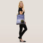 Moeraki Boulders Sunrise Seascape Tote Bag (Op model)