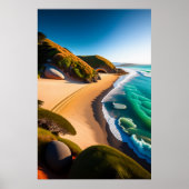 Moeraki - Canvas Kunstprint Poster (Voorkant)