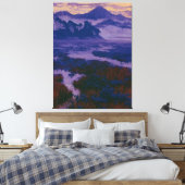 Moeras aan de rand van de ochtend canvas afdruk (Insitu (Slaapkamer))