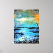 moeras canvas afdrukken (Voorkant)