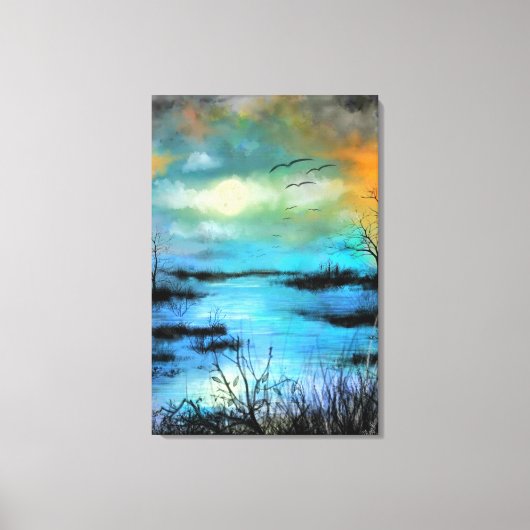 Moeras Canvas Print (Voorkant)