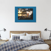 Moeras engel canvas afdruk (Insitu (Slaapkamer))