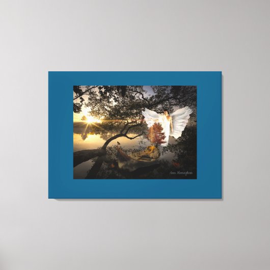 Moeras engel canvas afdruk (Voorkant)