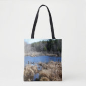 Moeras in het voorjaar Natuur Tote Bag (Voorkant)