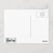 Moeras in paars briefkaart (Achterkant)