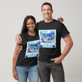 Moeras Kat, Groene Schubben Kitten Vis T-shirt (Unisex)
