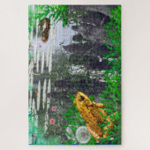 Moeras Kikker Dier Legpuzzel (Verticaal)