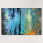 Moeras - Waterverf kunst Legpuzzel (Horizontaal)