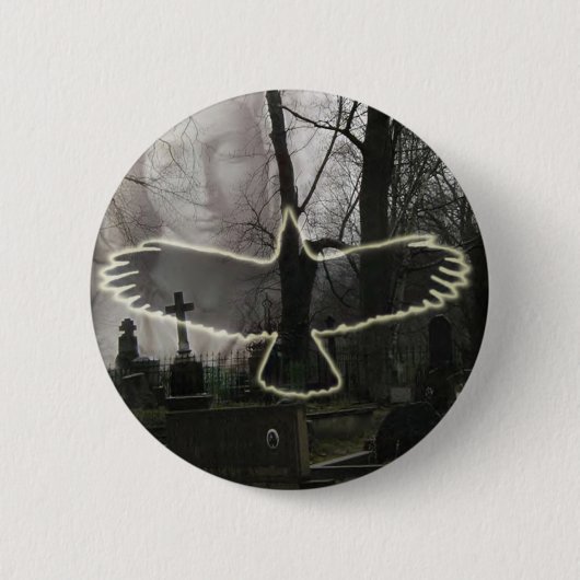 moerasheid ronde button 5,7 cm (Voorkant)