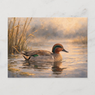 Moerasland Eend | Kust Natuur Kunst | Postkaart