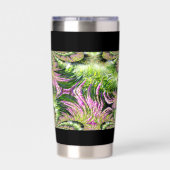 Moeraslandschap Fractal Geïsoleerde Drinkbeker (Achterkant)