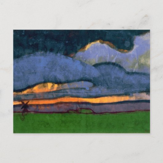 Moeraslandschap met een molen | Emil Nolde | Briefkaart (Voorkant)