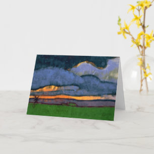 Moeraslandschap met een molen Emil Nolde Kaart