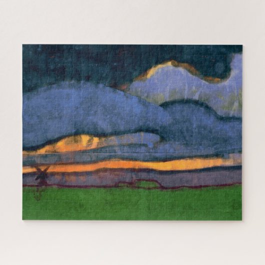Moeraslandschap met een molen | Emil Nolde | Legpuzzel (Horizontaal)