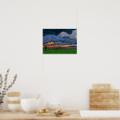 Moeraslandschap met een molen | Emil Nolde | Poster (Keuken)