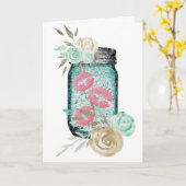 Moeraspotbloemen en vlinderkussen schattig kaart (Gele Bloem)