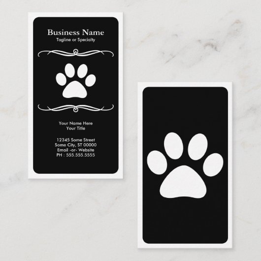 moerasschildpad visitekaartje (Voorkant / Achterkant)