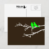 moerasvogels briefkaart (Voorkant / Achterkant)