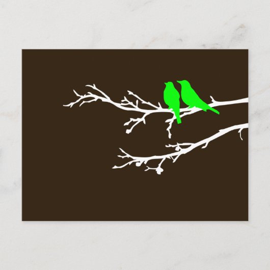 moerasvogels briefkaart (Voorkant)
