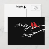 moerasvogels briefkaart (Voorkant / Achterkant)