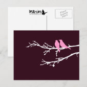 moerasvogels briefkaart (Voorkant / Achterkant)