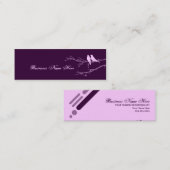 moerasvogels mini visitekaartje (Voorkant / Achterkant)