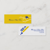 moerasvogels mini visitekaartje (Voorkant / Achterkant)