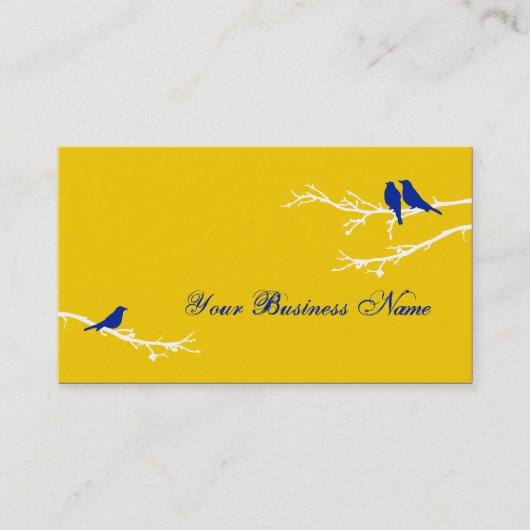 moerasvogels visitekaartje (Voorkant)