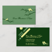 moerasvogels visitekaartje (Voorkant / Achterkant)