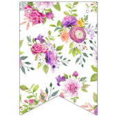 Moerbei en Ivory Droom Bruidsfeest Vlaggetjes (Eerste vlag)