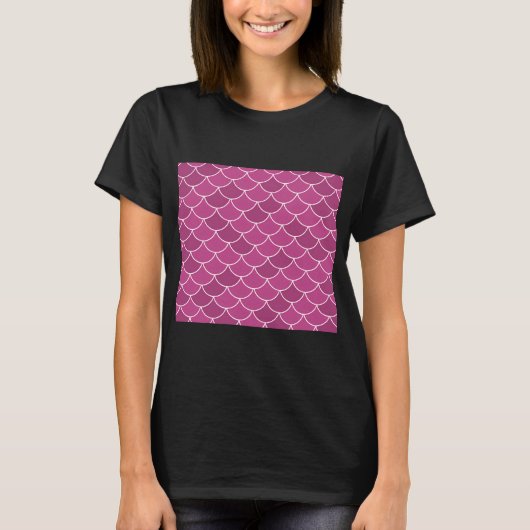 Moerbei Vis Schubben T-shirt (Voorkant)