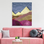 Moerbeibergen Canvas Afdruk (Insitu (Woonkamer))