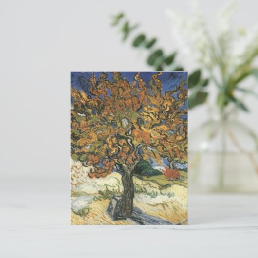Moerbeiboom van Van Gogh Briefkaart (Staand voorkant)