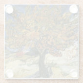 Moerbeiboom van Van Gogh Glazen Onderzetter (Achterkant)