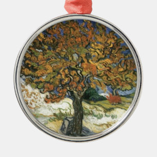 Moerbeiboom van Van Gogh Metalen Ornament