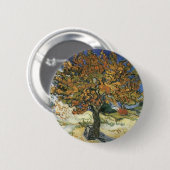 Moerbeiboom van Van Gogh Ronde Button 5,7 Cm (Voorkant /achterkant)