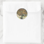 Moerbeiboom van Van Gogh Ronde Sticker (Tas)