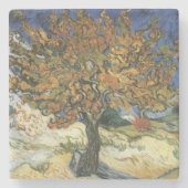 Moerbeiboom van Van Gogh Stenen Onderzetter (Voorkant)