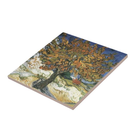 Moerbeiboom van Van Gogh Tegeltje (Zijkant)