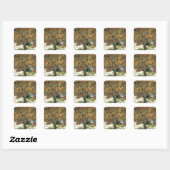 Moerbeiboom van Van Gogh Vierkante Sticker (Vel)