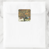 Moerbeiboom van Van Gogh Vierkante Sticker (Tas)