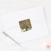 Moerbeiboom van Van Gogh Vierkante Sticker (Envelop)